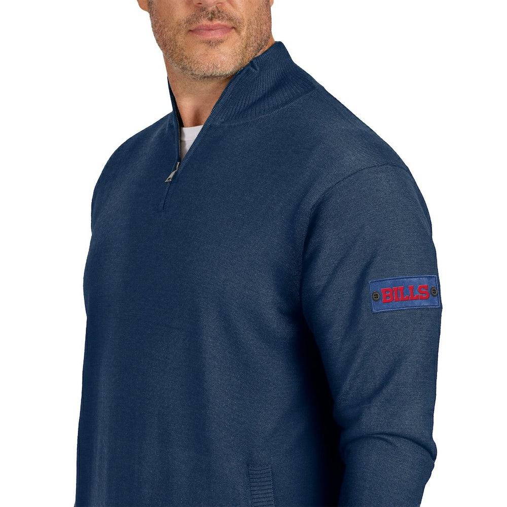 J. Palmer Franchise Quarter-Zip Sweater - Buffalo Bills