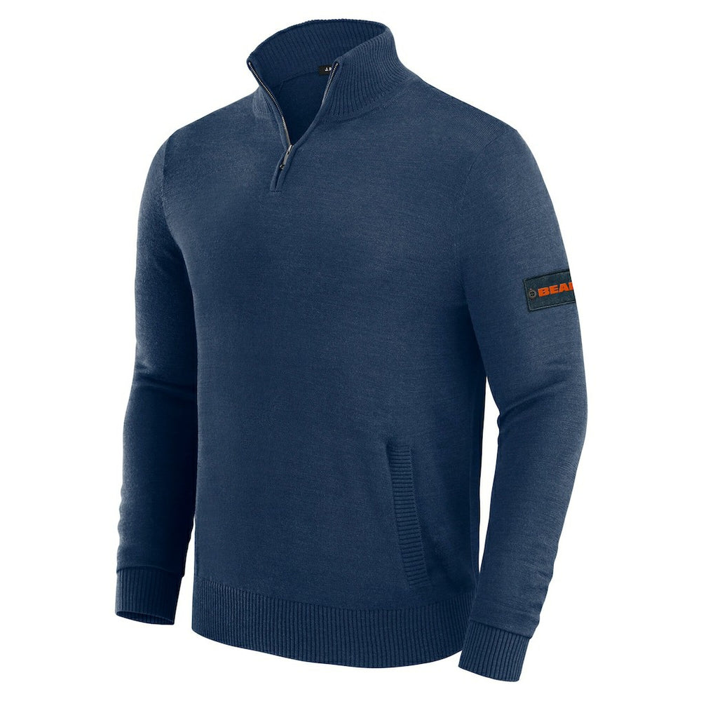 J. Palmer Franchise Quarter-Zip Sweater - Chicago Bears