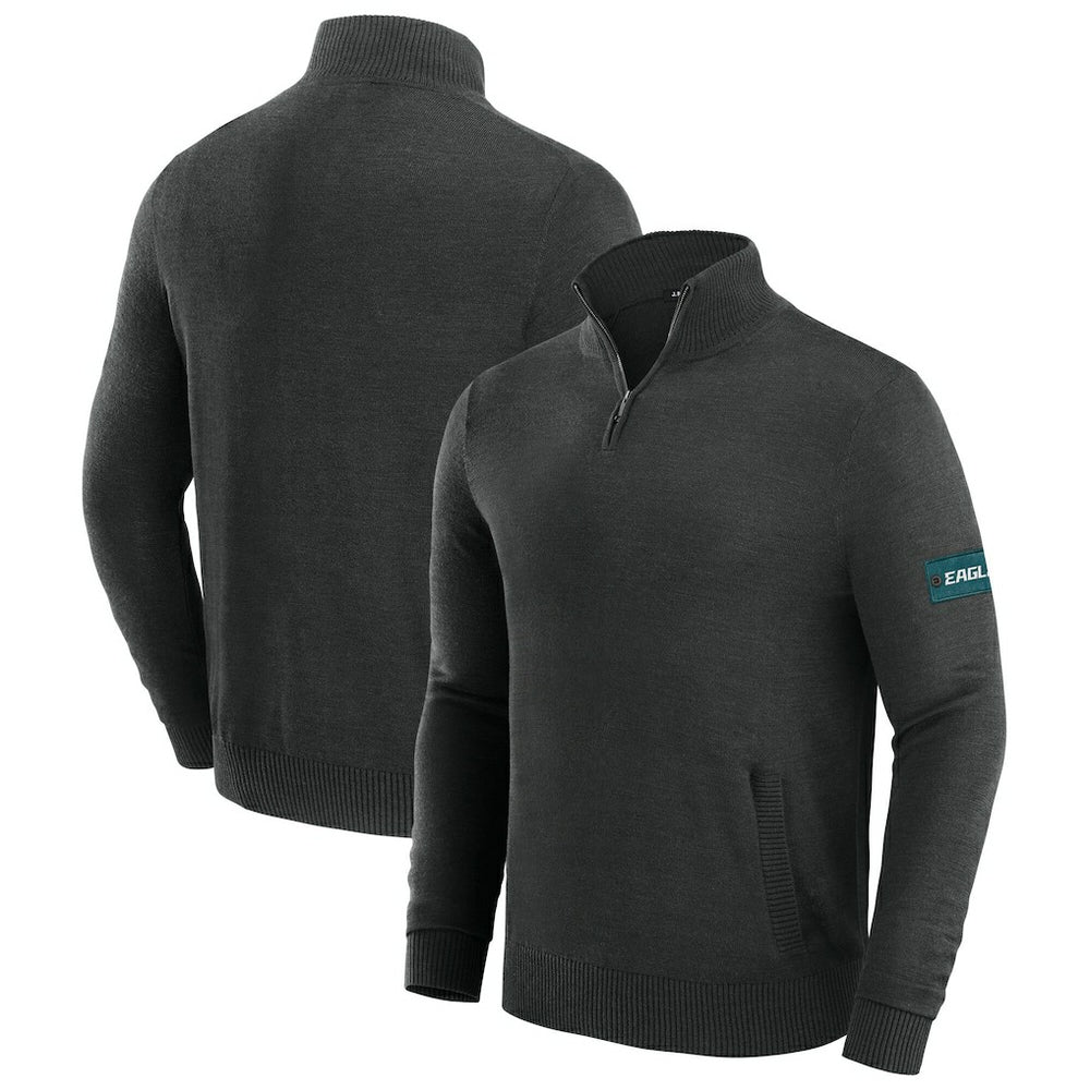 J. Palmer Franchise Quarter-Zip Sweater - Philadelphia Eagles