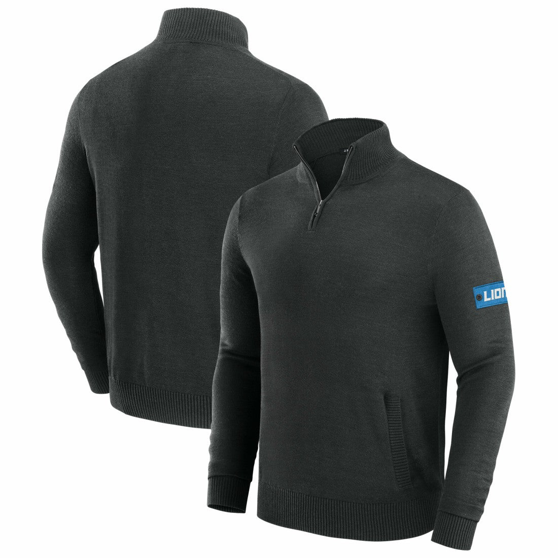 J. Palmer Franchise Quarter-Zip Sweater - Detroit Lions