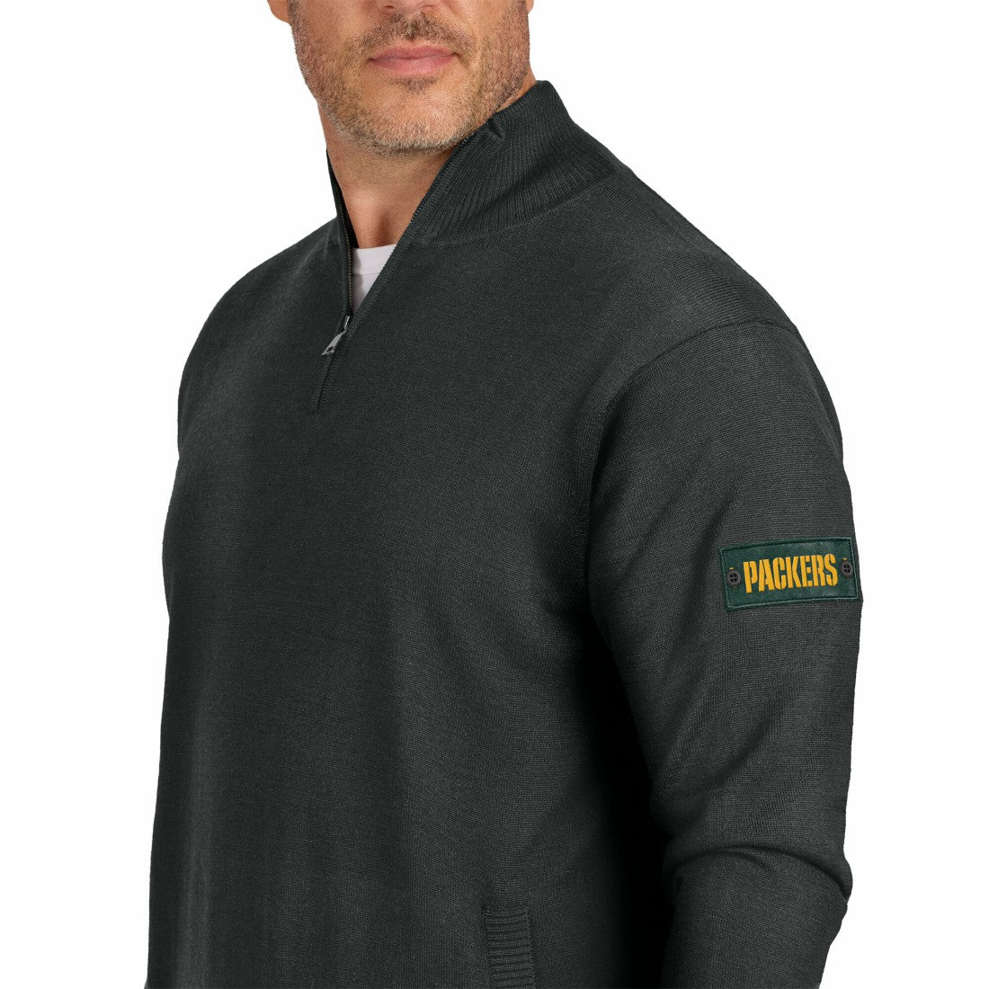 J. Palmer Franchise Quarter-Zip Sweater - Green Bay Packers