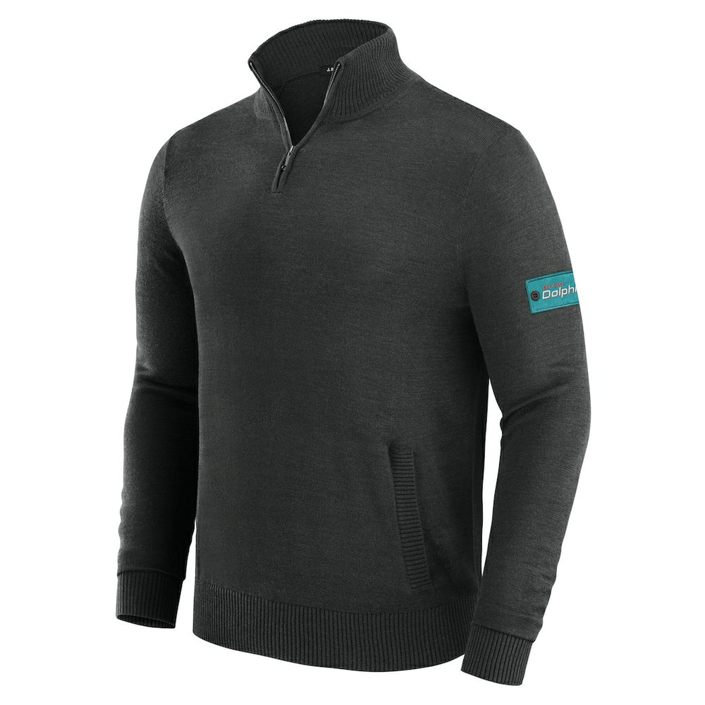 J. Palmer Franchise Quarter-Zip Sweater - Miami Dolphins