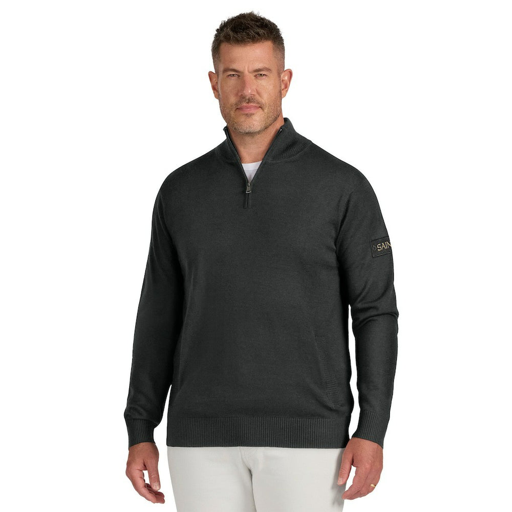 J. Palmer Franchise Quarter-Zip Sweater - New Orleans Saints
