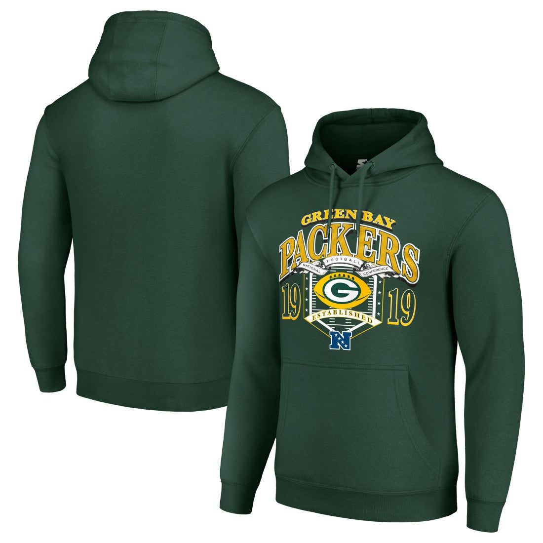 Starter 80s Retro Pullover Hoodie - Green Bay Packers