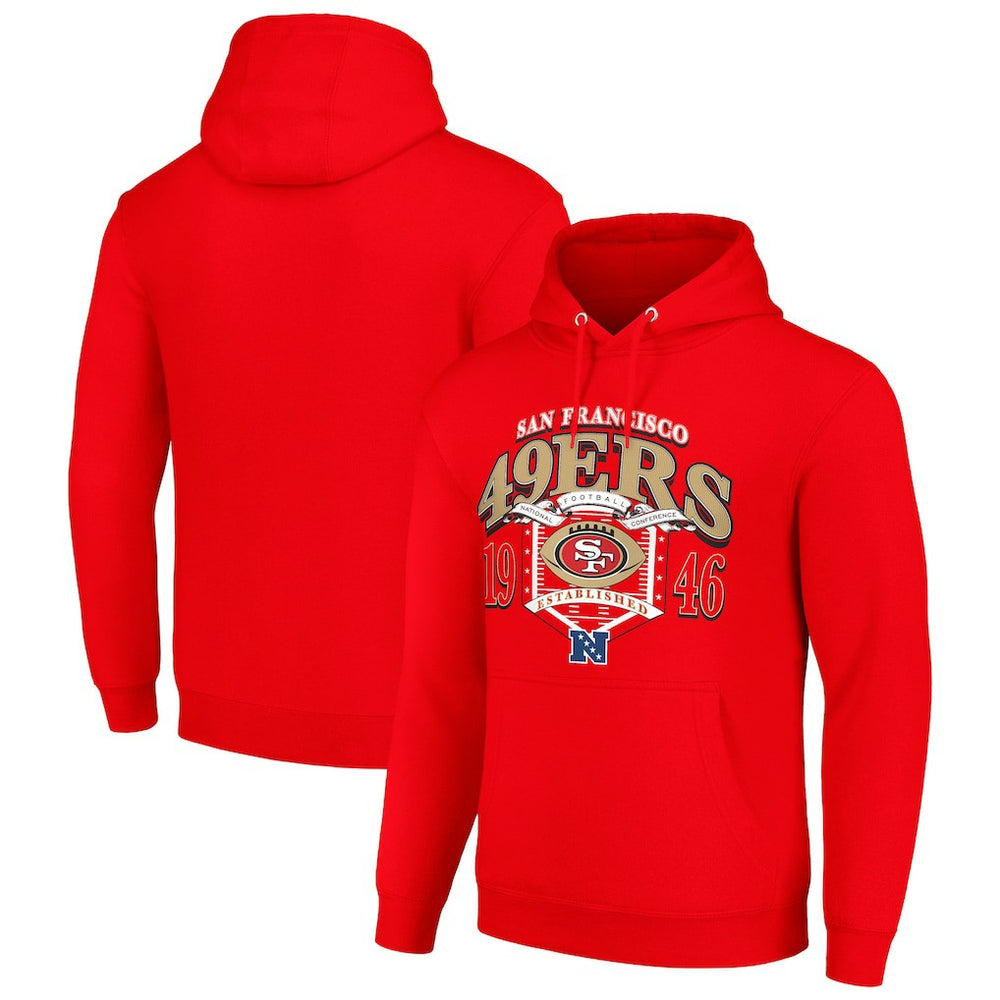 Starter 80s Retro Pullover Hoodie - San Francisco 49ers