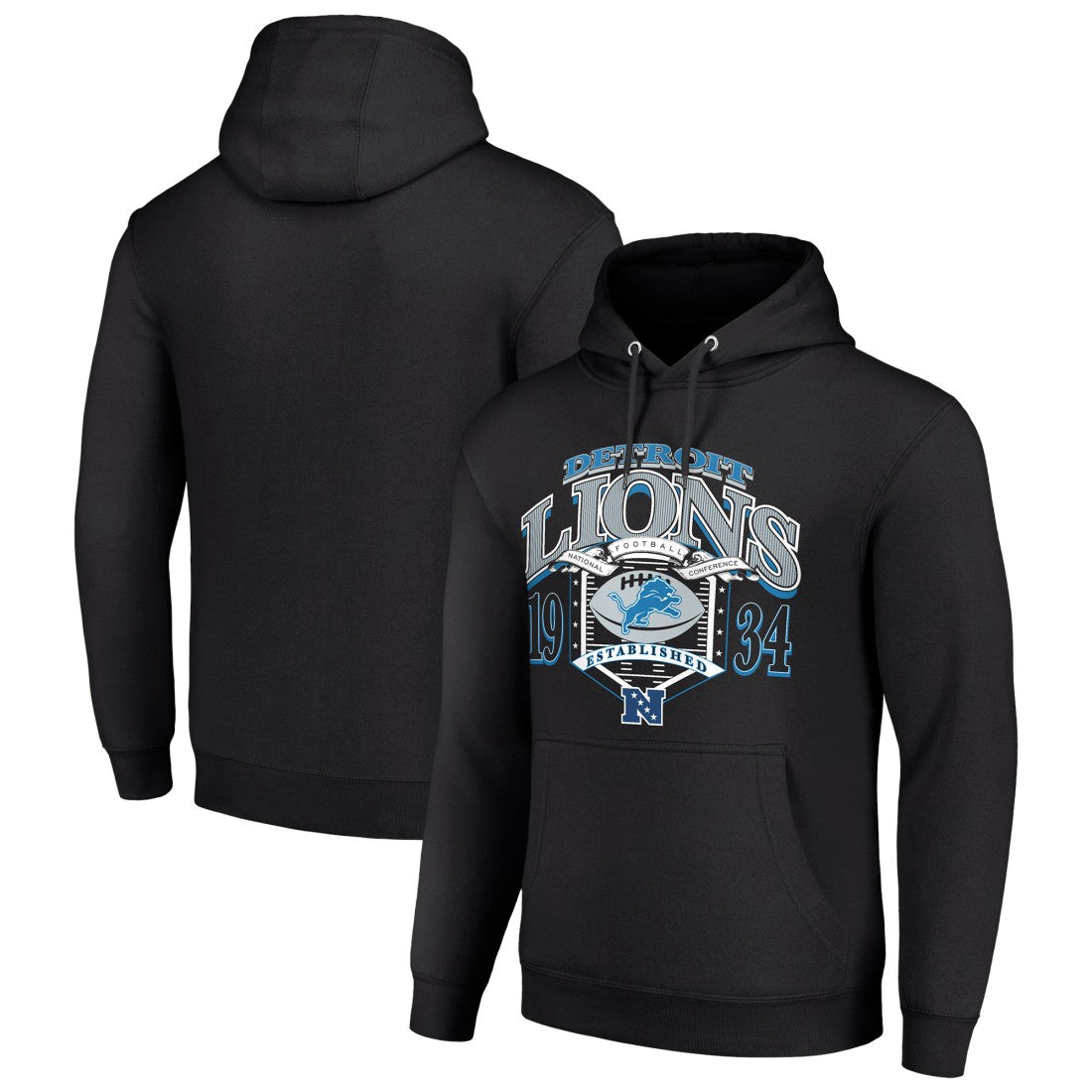 Starter 80s Retro Pullover Hoodie - Detroit Lions