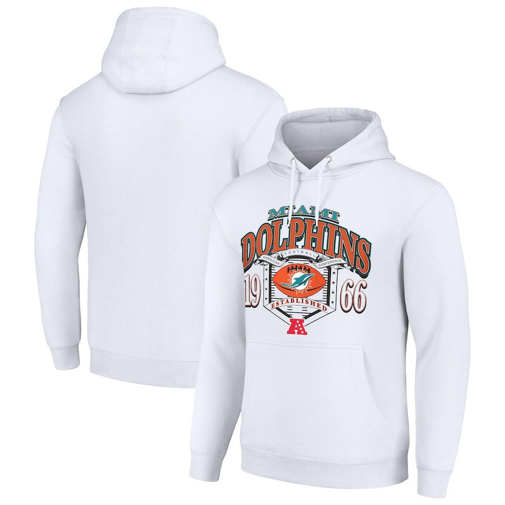 Starter 80s Retro Pullover Hoodie - Miami Dolphins