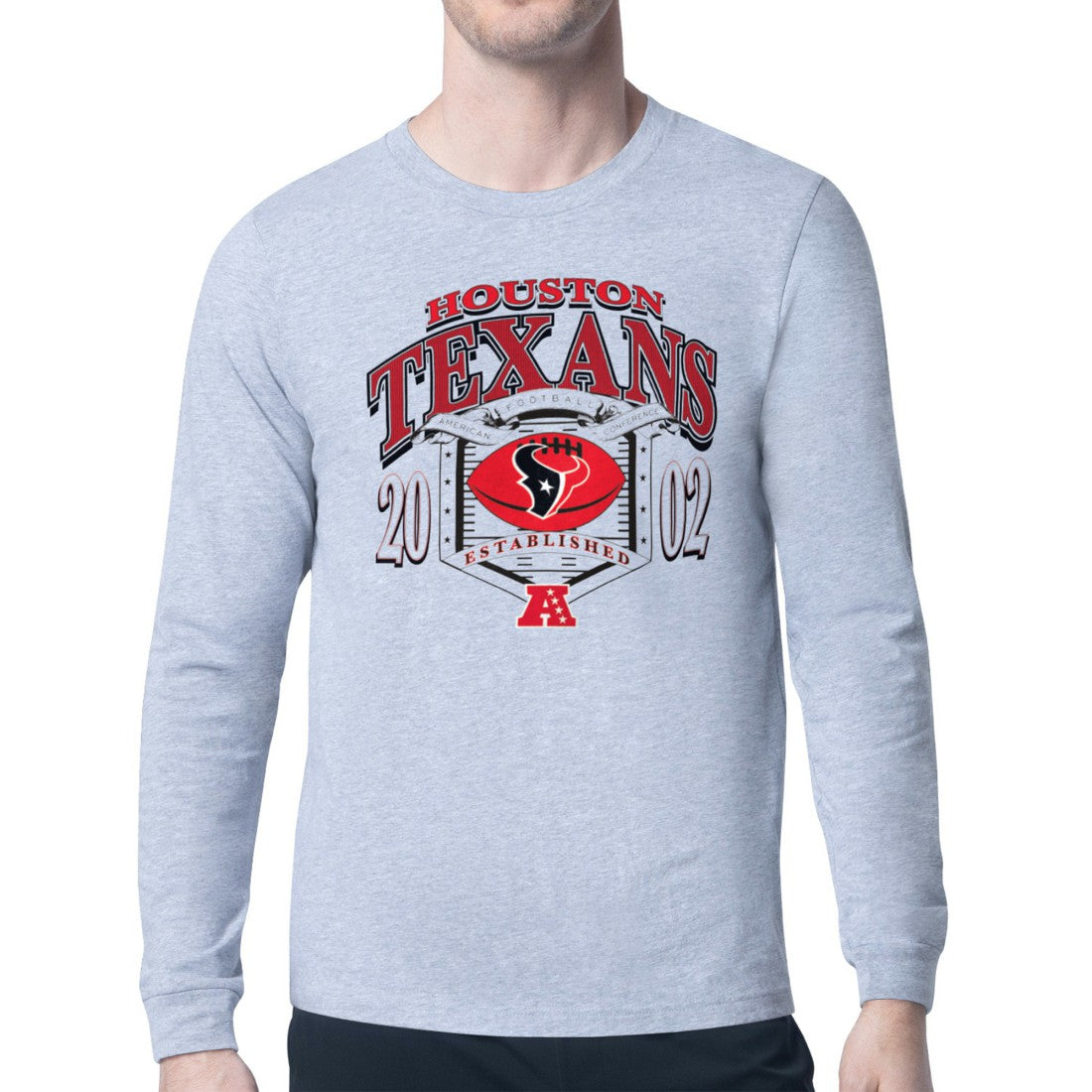 Starter Retro Long Sleeve Graphic T-Shirt - Houston Texans