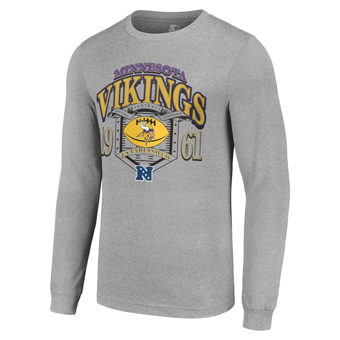 Starter Retro Long Sleeve Graphic T-Shirt - Minnesota Vikings