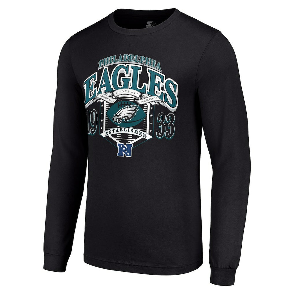 Starter Retro Long Sleeve Graphic T-Shirt - Philadelphia Eagles