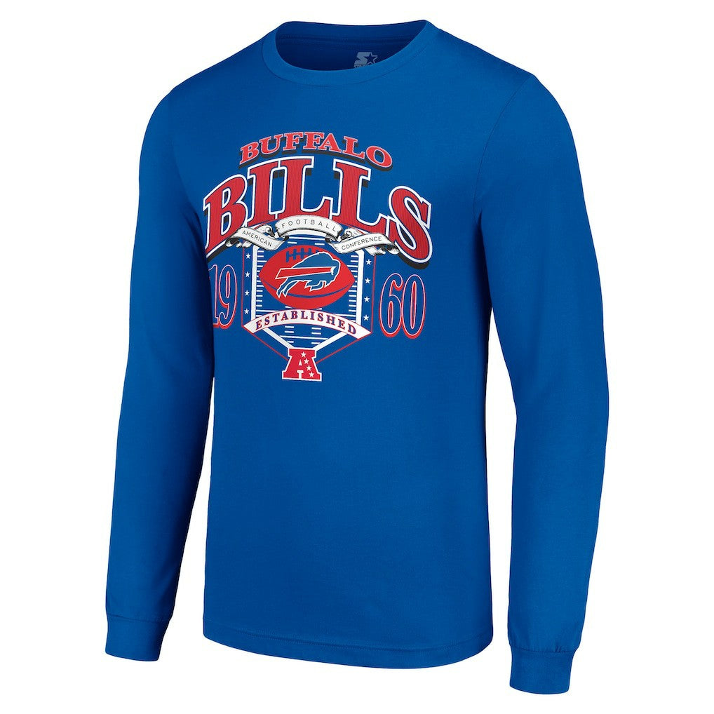 Starter Retro Long Sleeve Graphic T-Shirt - Buffalo Bills