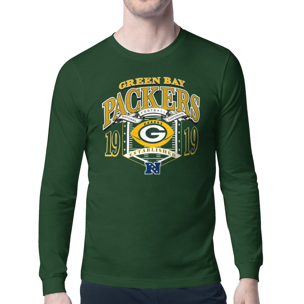 Starter Retro Long Sleeve Graphic T-Shirt - Green Bay Packers
