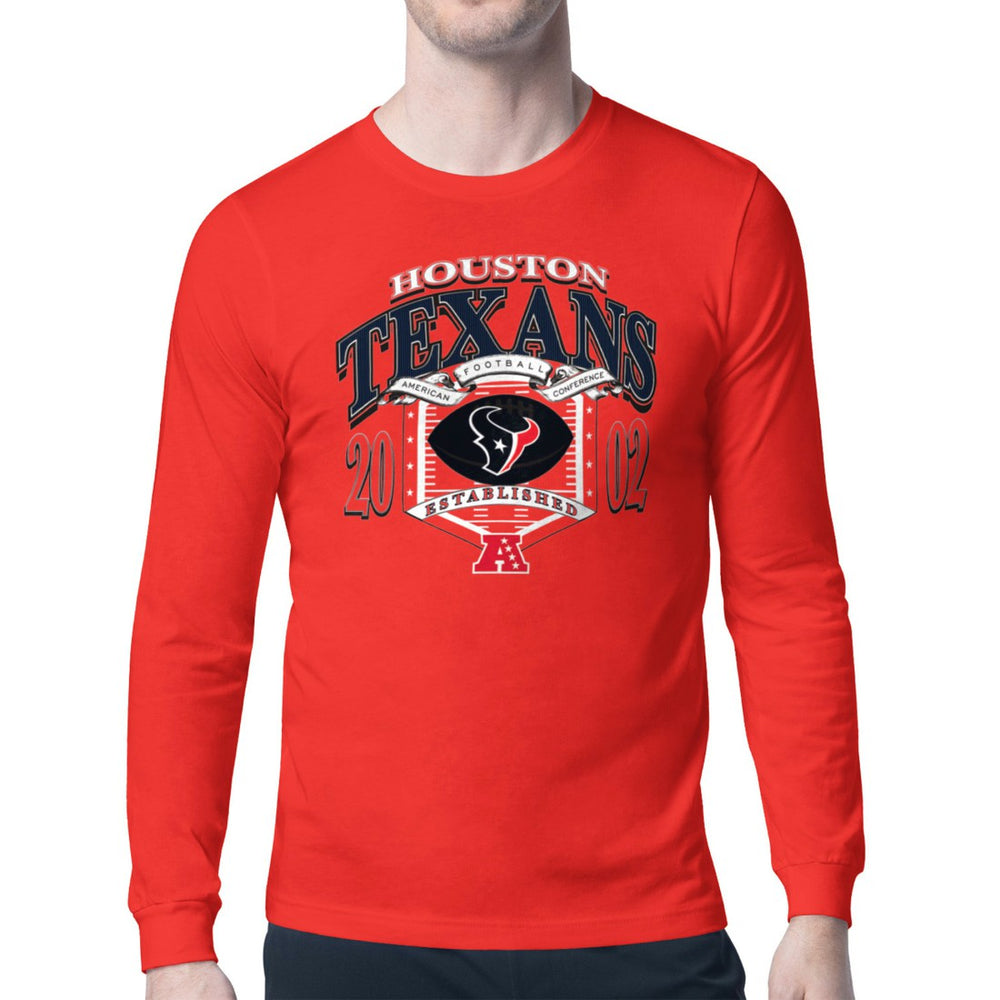 Starter Retro Long Sleeve Graphic T-Shirt - Houston Texans