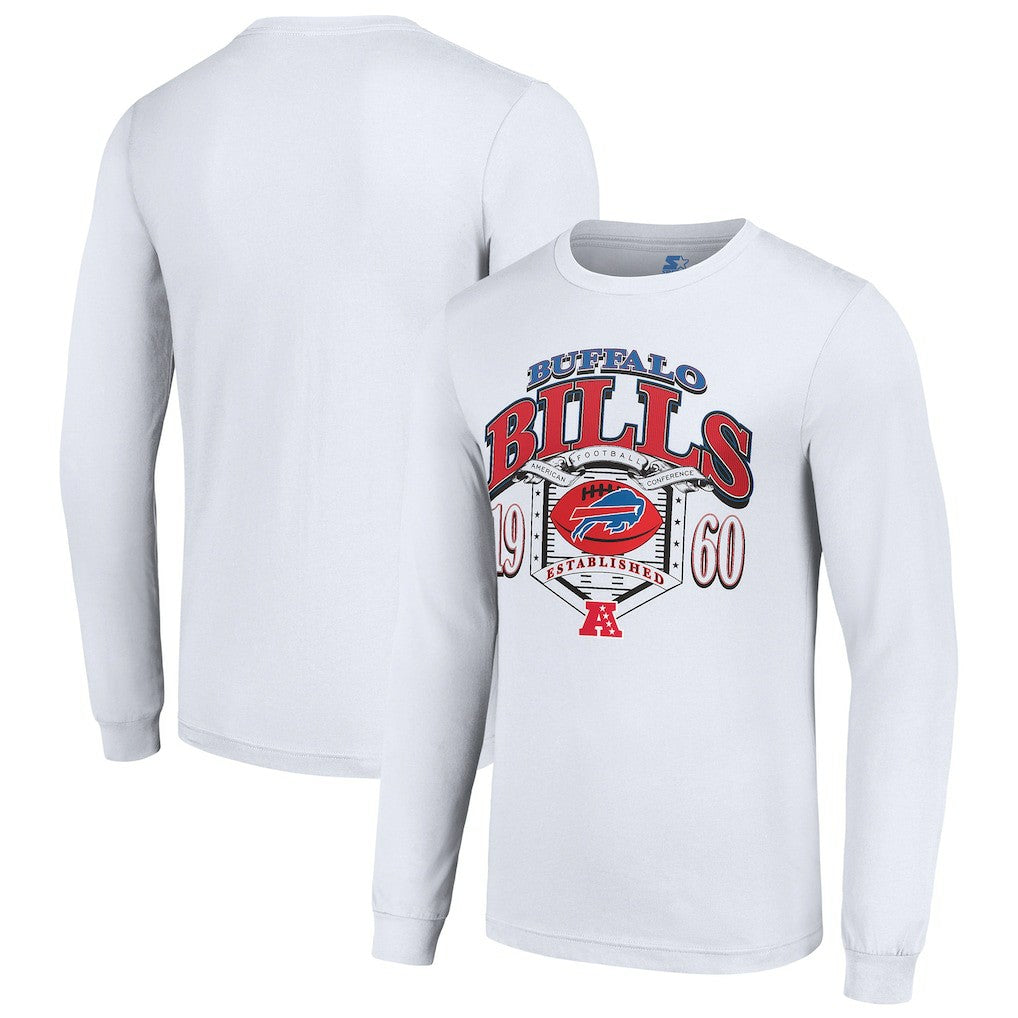 Starter Retro Long Sleeve Graphic T-Shirt - Buffalo Bills