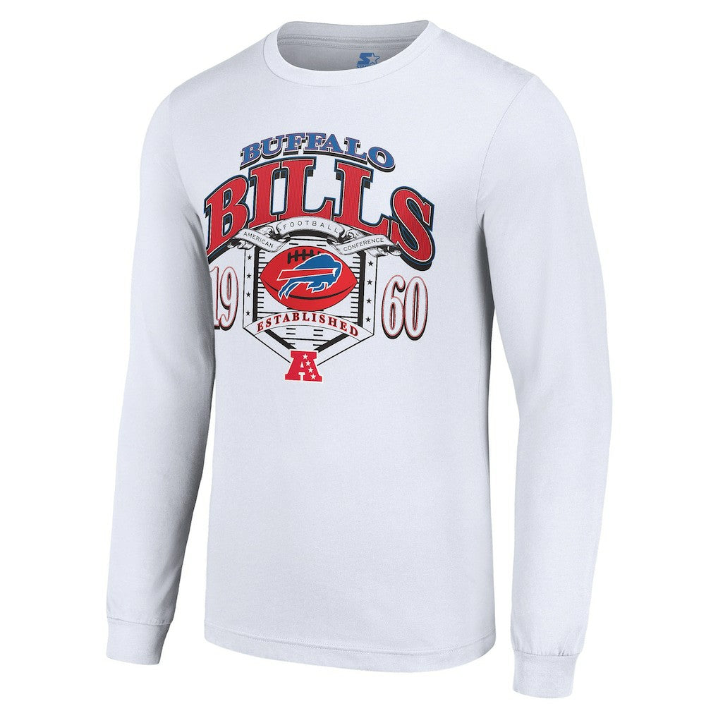 Starter Retro Long Sleeve Graphic T-Shirt - Buffalo Bills