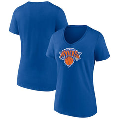 NBA New York Knicks Women's Primary Logo V-Neck T-Shirt