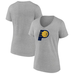 NBA Indiana Pacers Women's Primary Logo V-Neck T-Shirt