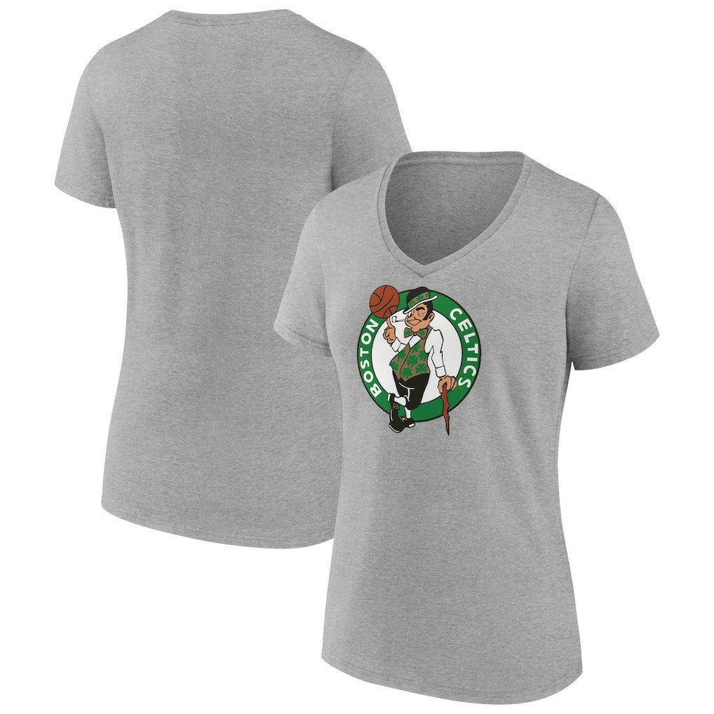 NBA Boston Celtics Women's Primary Logo V-Neck T-Shirt