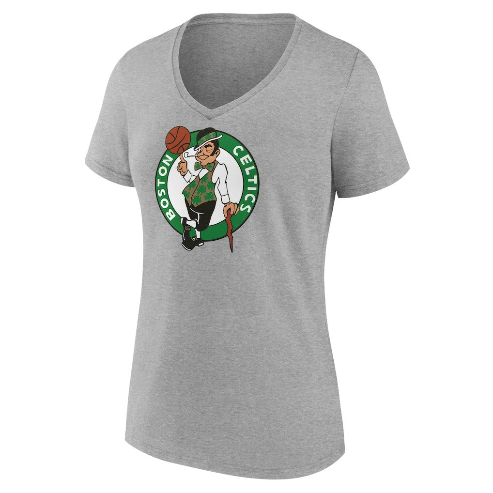 NBA Boston Celtics Women's Primary Logo V-Neck T-Shirt
