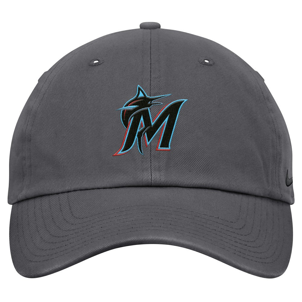 MLB Miami Marlins Nike Club Adjustable Hat