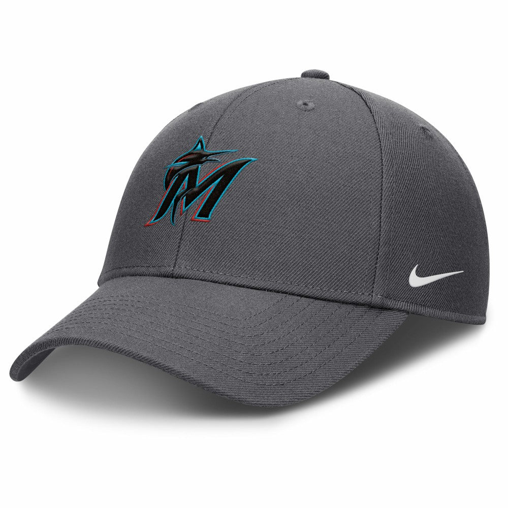 MLB Miami Marlins Nike Club Performance Adjustable Hat