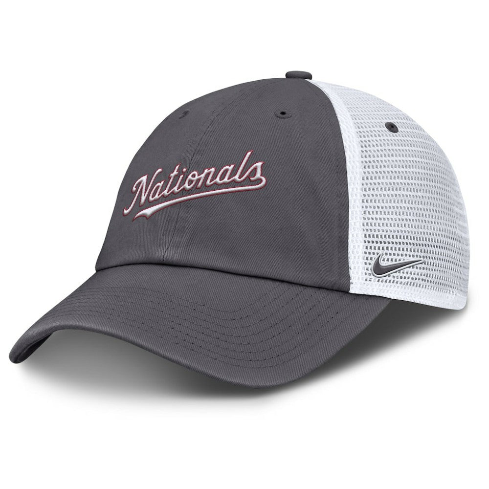 MLB Washington Nationals Nike Wordmark Club Adjustable Trucker Hat
