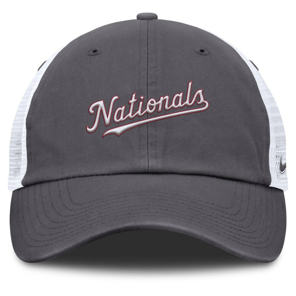 MLB Washington Nationals Nike Wordmark Club Adjustable Trucker Hat