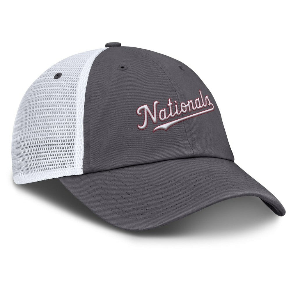 MLB Washington Nationals Nike Wordmark Club Adjustable Trucker Hat