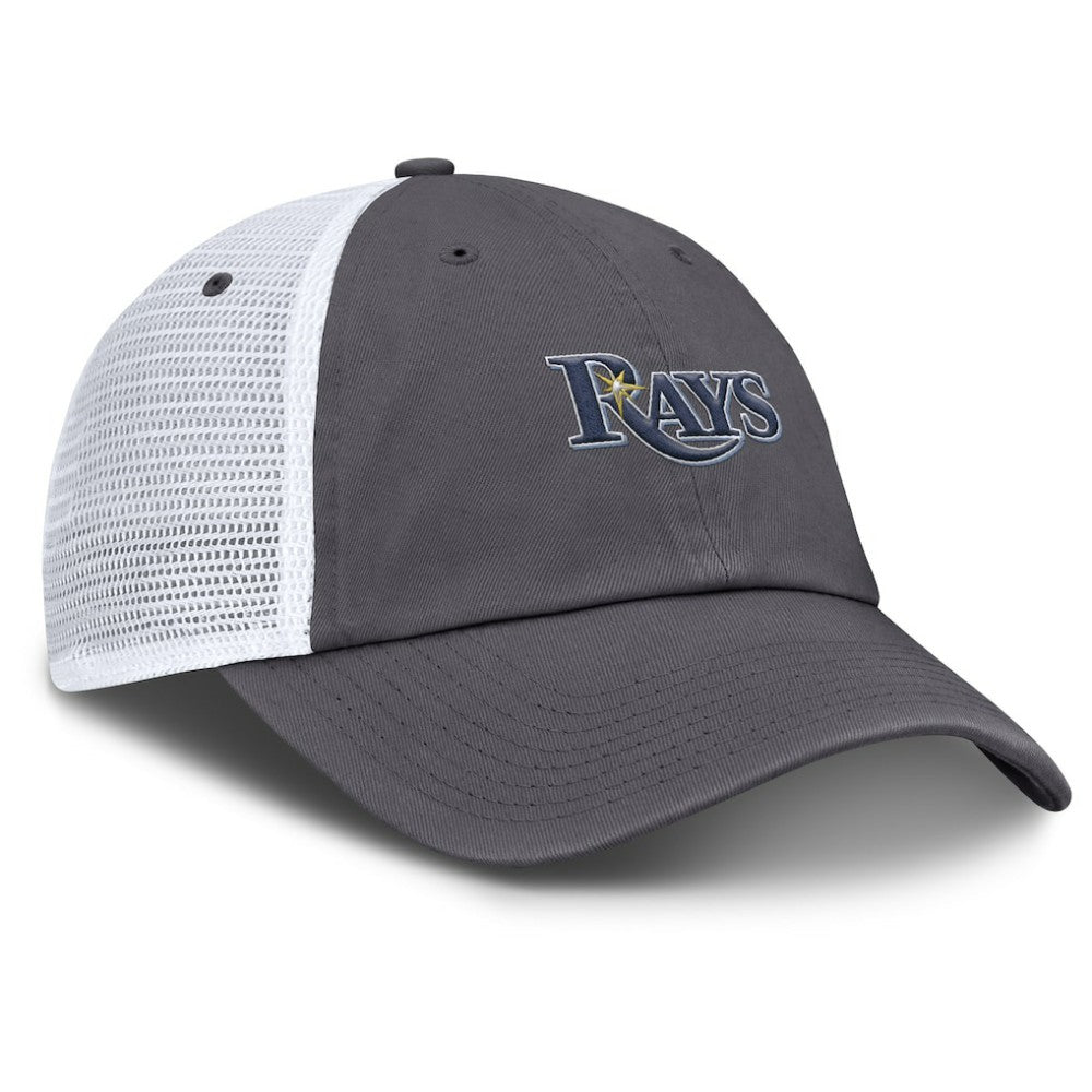 MLB Tampa Bay Rays Nike Wordmark Club Adjustable Trucker Hat
