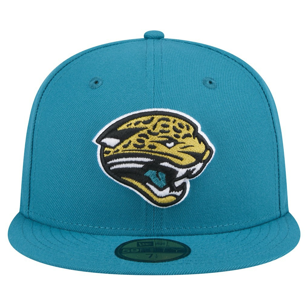 Throwback Logo Omaha 59FIFTY Fitted Hat - Jacksonville Jaguars