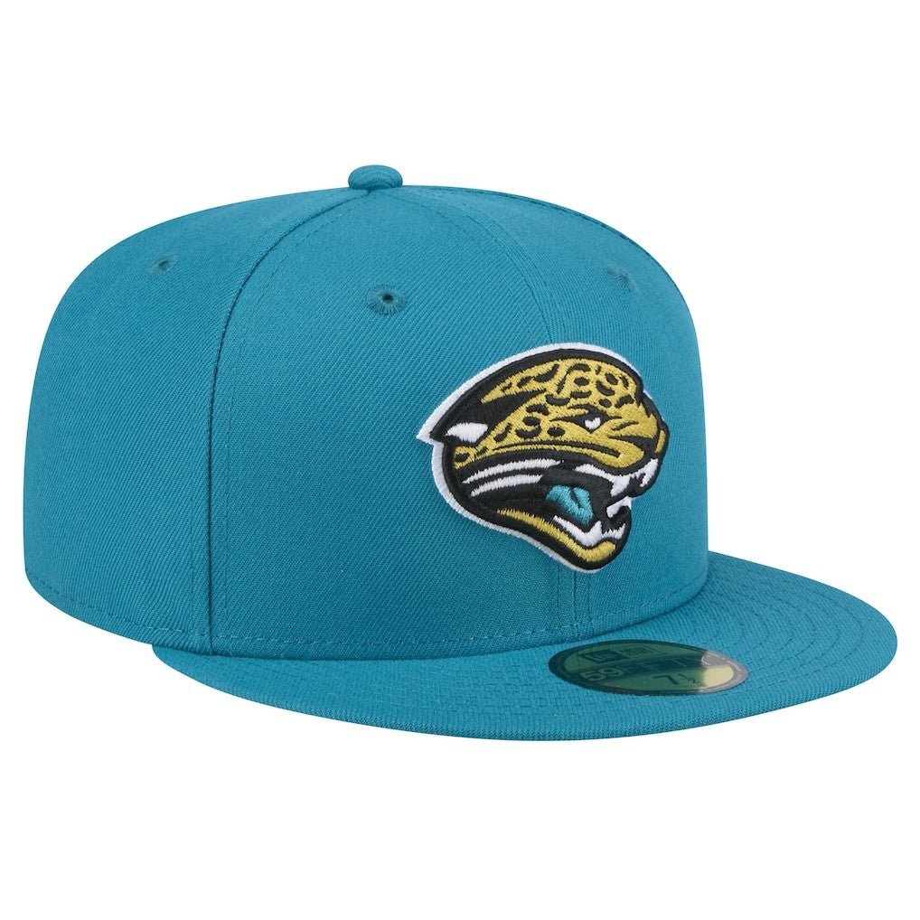 Throwback Logo Omaha 59FIFTY Fitted Hat - Jacksonville Jaguars