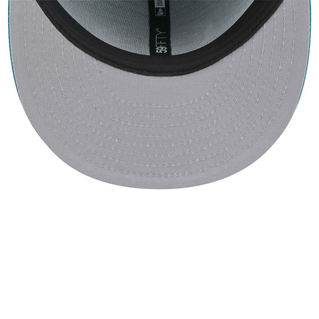 Throwback Logo Omaha 59FIFTY Fitted Hat - Jacksonville Jaguars