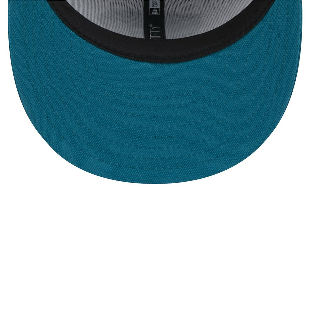 Throwback Logo Flipside Two-Tone 59FIFTY Fitted Hat - Jacksonville Jaguars