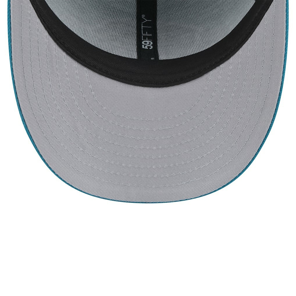 Throwback Logo Omaha Low Profile 59FIFTY Fitted Hat - Jacksonville Jaguars