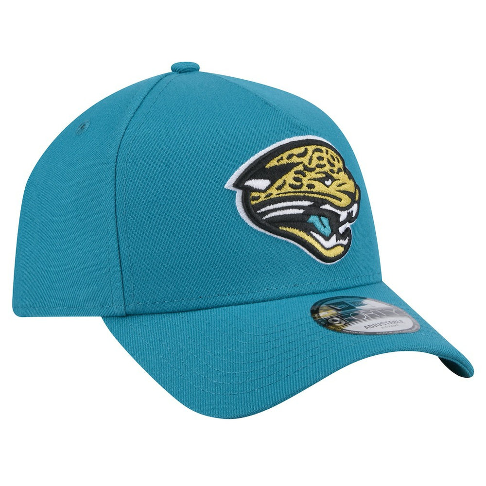 Throwback Logo Standard A-Frame 9FORTY Adjustable Hat - Jacksonville Jaguars