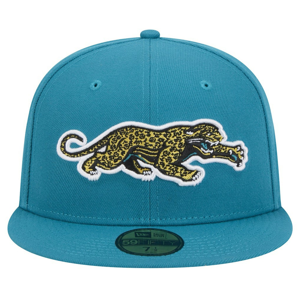 Throwback Crawl Omaha 59FIFTY Fitted Hat - Jacksonville Jaguars