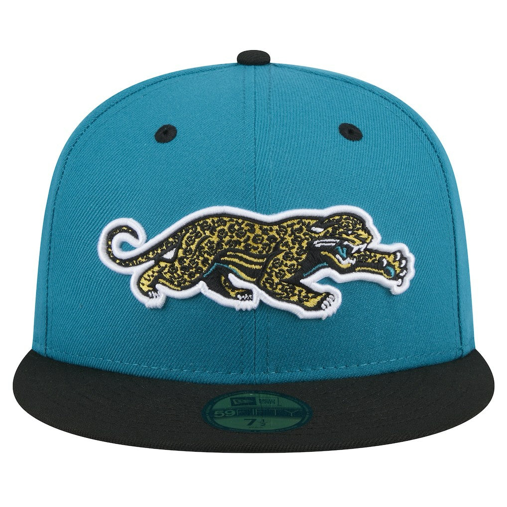 Throwback Crawl Flipside Two-Tone 59FIFTY Fitted Hat - Jacksonville Jaguars