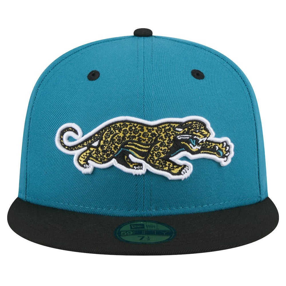 Throwback Crawl Flipside Two-Tone 59FIFTY Fitted Hat - Jacksonville Jaguars