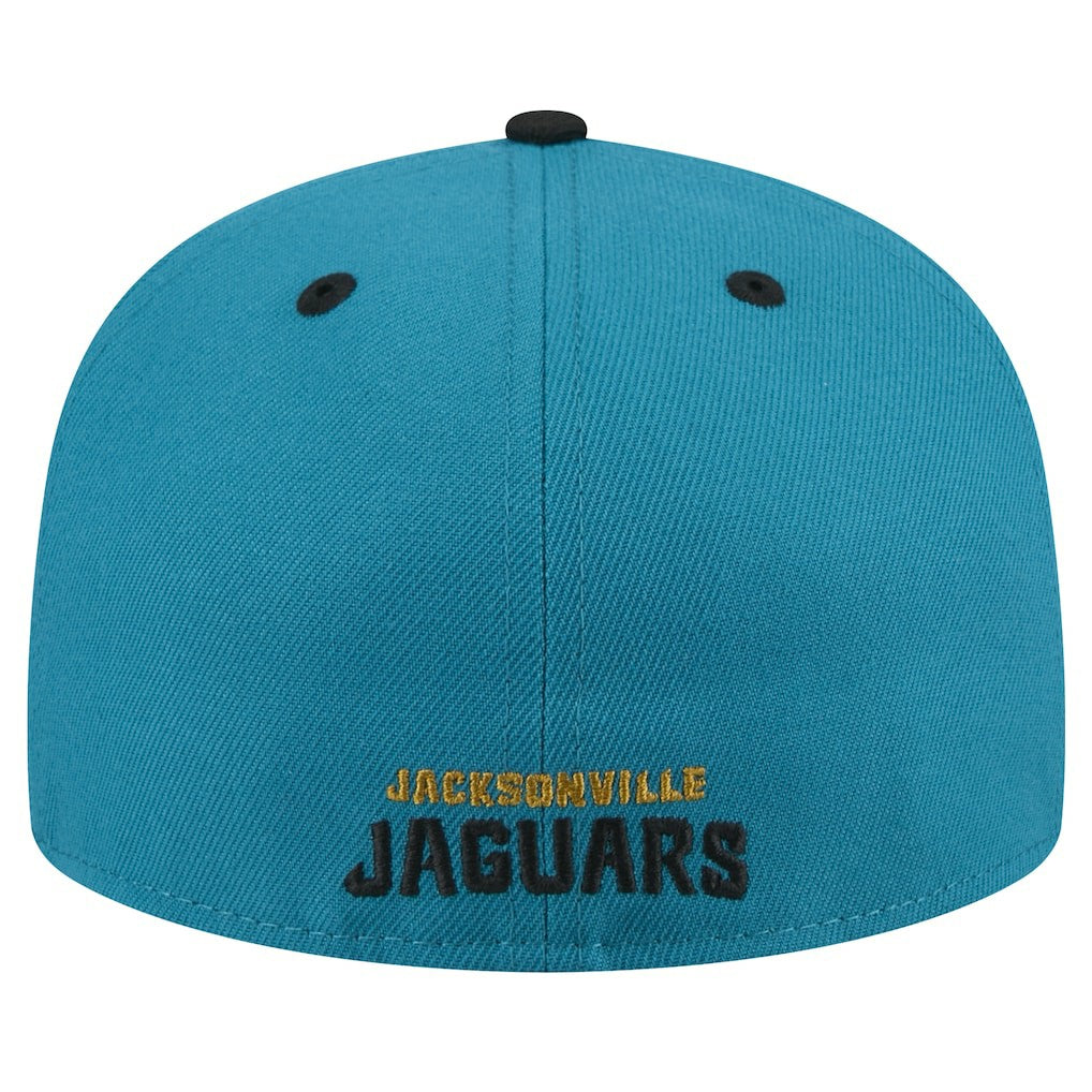 Throwback Crawl Flipside Two-Tone 59FIFTY Fitted Hat - Jacksonville Jaguars