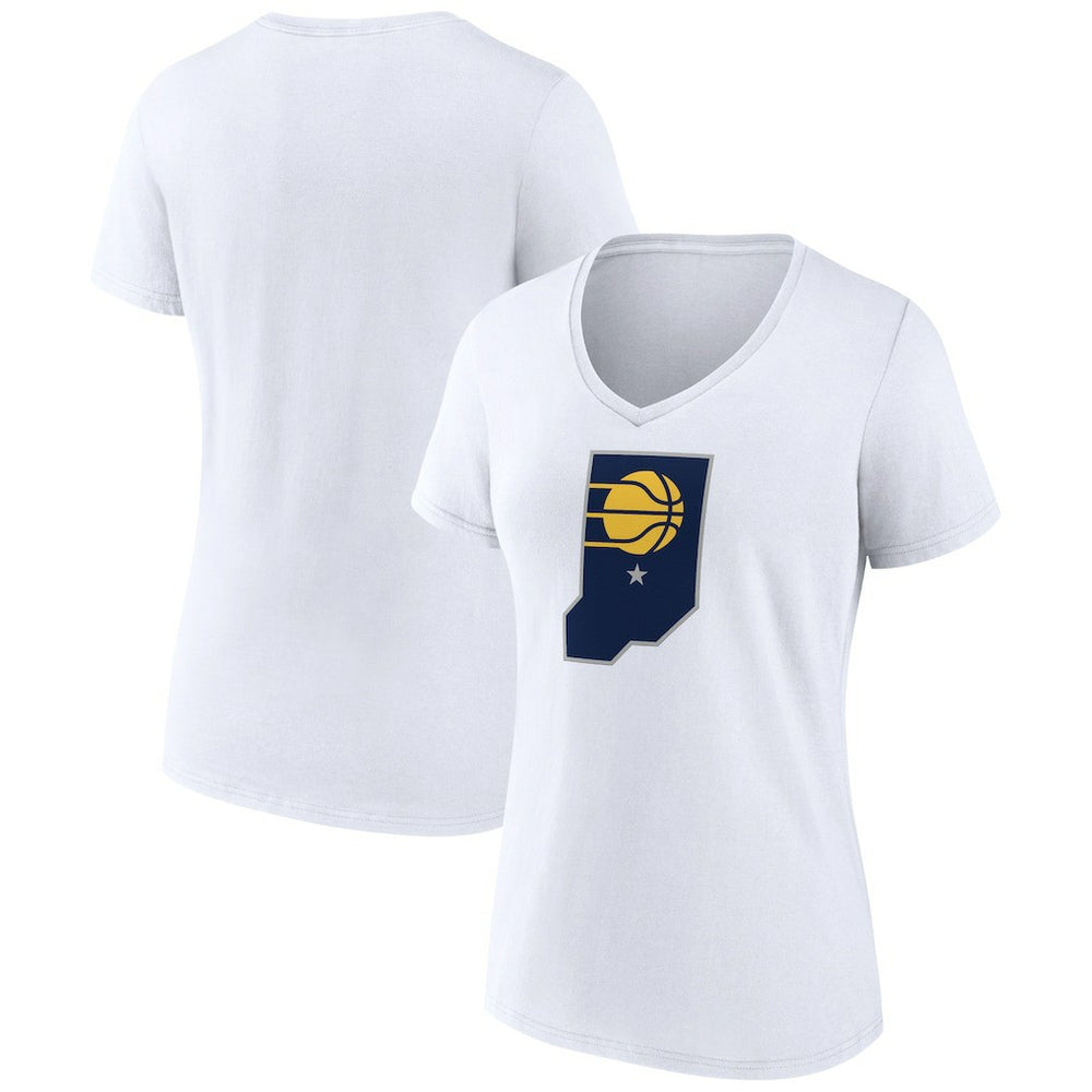 NBA Indiana Pacers Women's Alternate Logo V-Neck T-Shirt