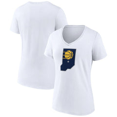 NBA Indiana Pacers Women's Alternate Logo V-Neck T-Shirt