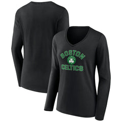 NBA Boston Celtics Women's Overtime V-Neck Long Sleeve T-Shirt