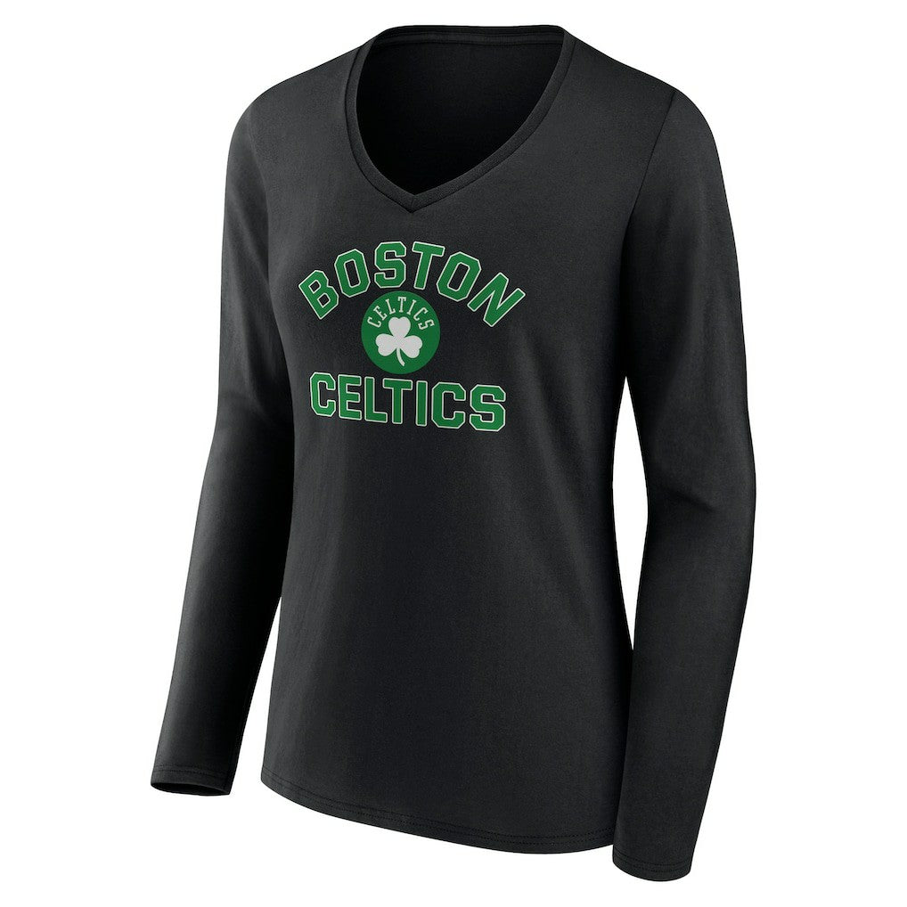 NBA Boston Celtics Women's Overtime V-Neck Long Sleeve T-Shirt