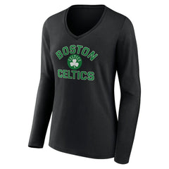 NBA Boston Celtics Women's Overtime V-Neck Long Sleeve T-Shirt