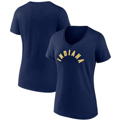 NBA Indiana Pacers Women's Wordmark Alternate V-Neck T-Shirt