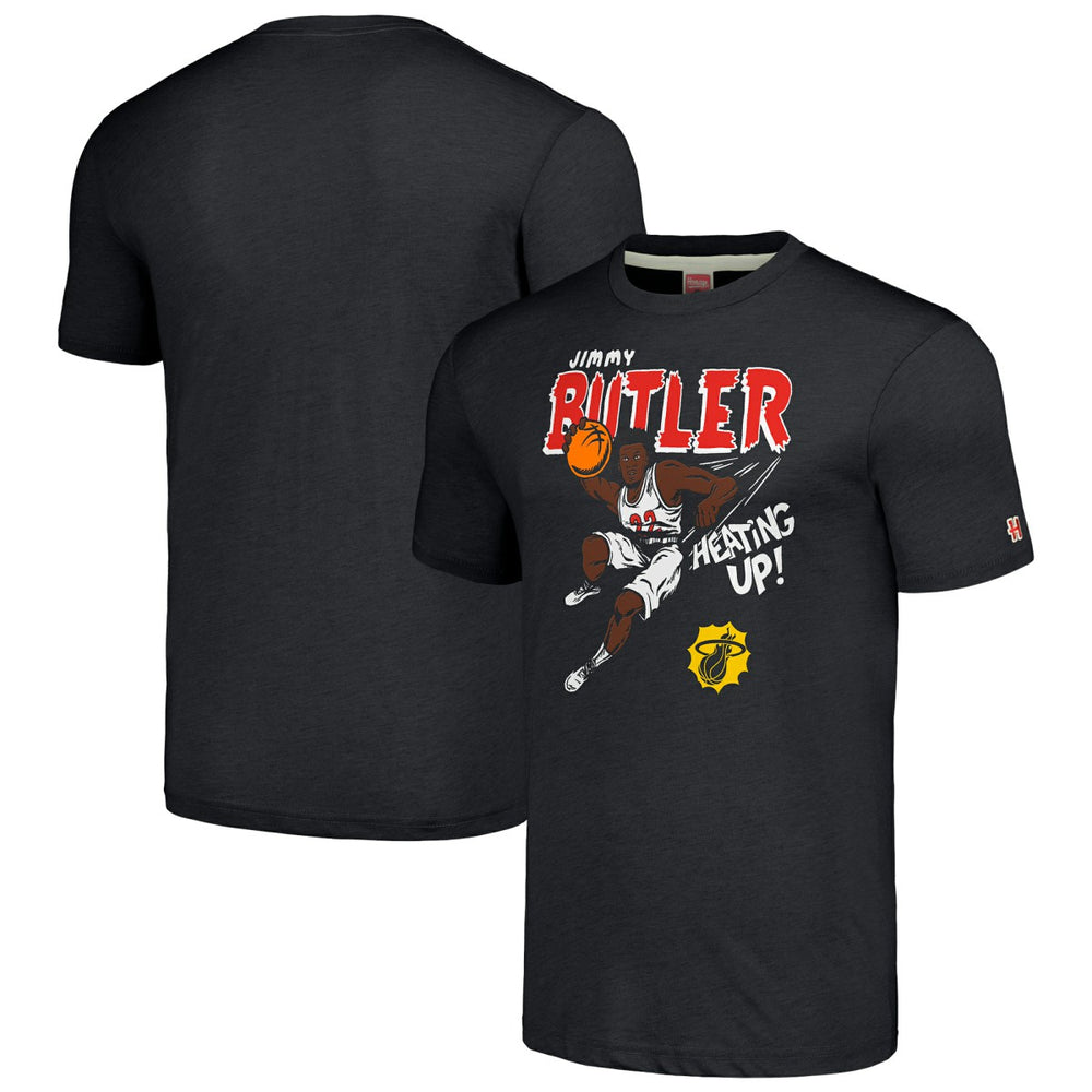NBA Jimmy Butler III Miami Heat Homage Comic Book Player Tri-Blend T-Shirt