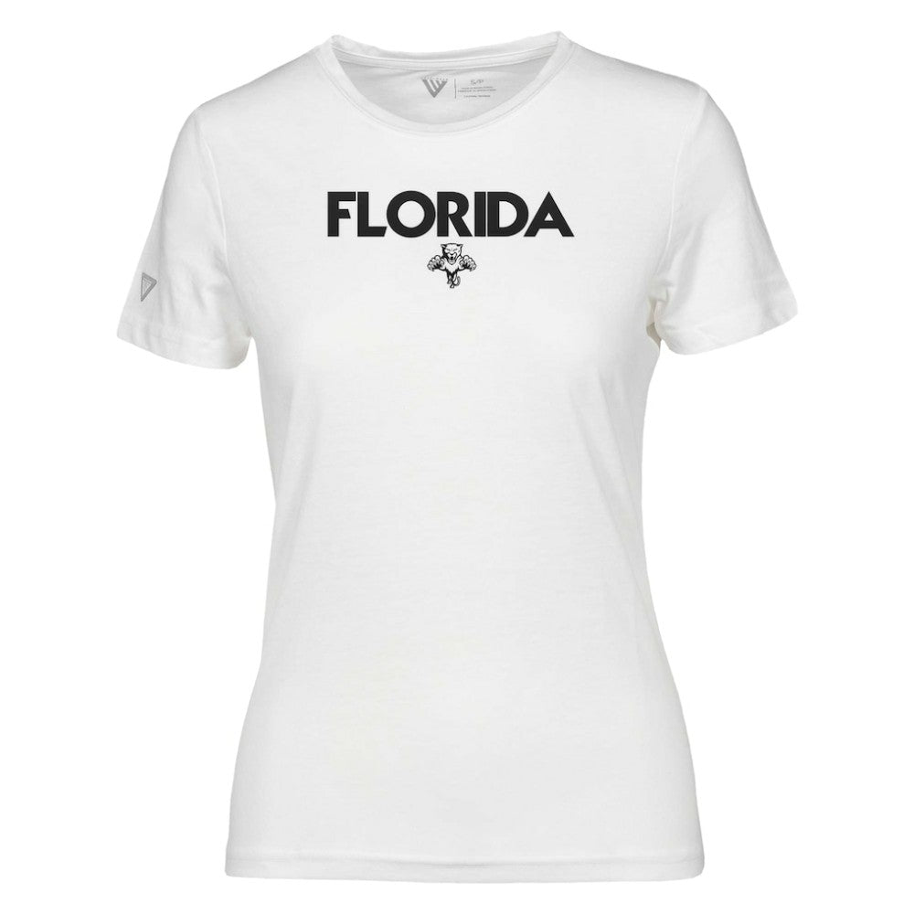 NHL White Florida Panthers Levelwear Women's Maddox City Capsule T-Shirt