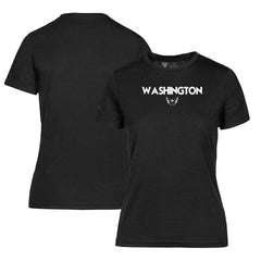 NHL Black Washington Capitals Levelwear Women's Maddox City Capsule T-Shirt