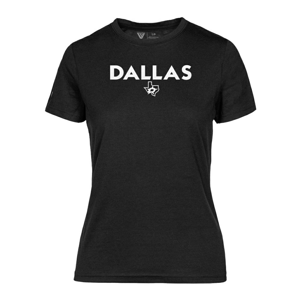 NHL Black Dallas Stars Levelwear Women's Maddox City Capsule T-Shirt