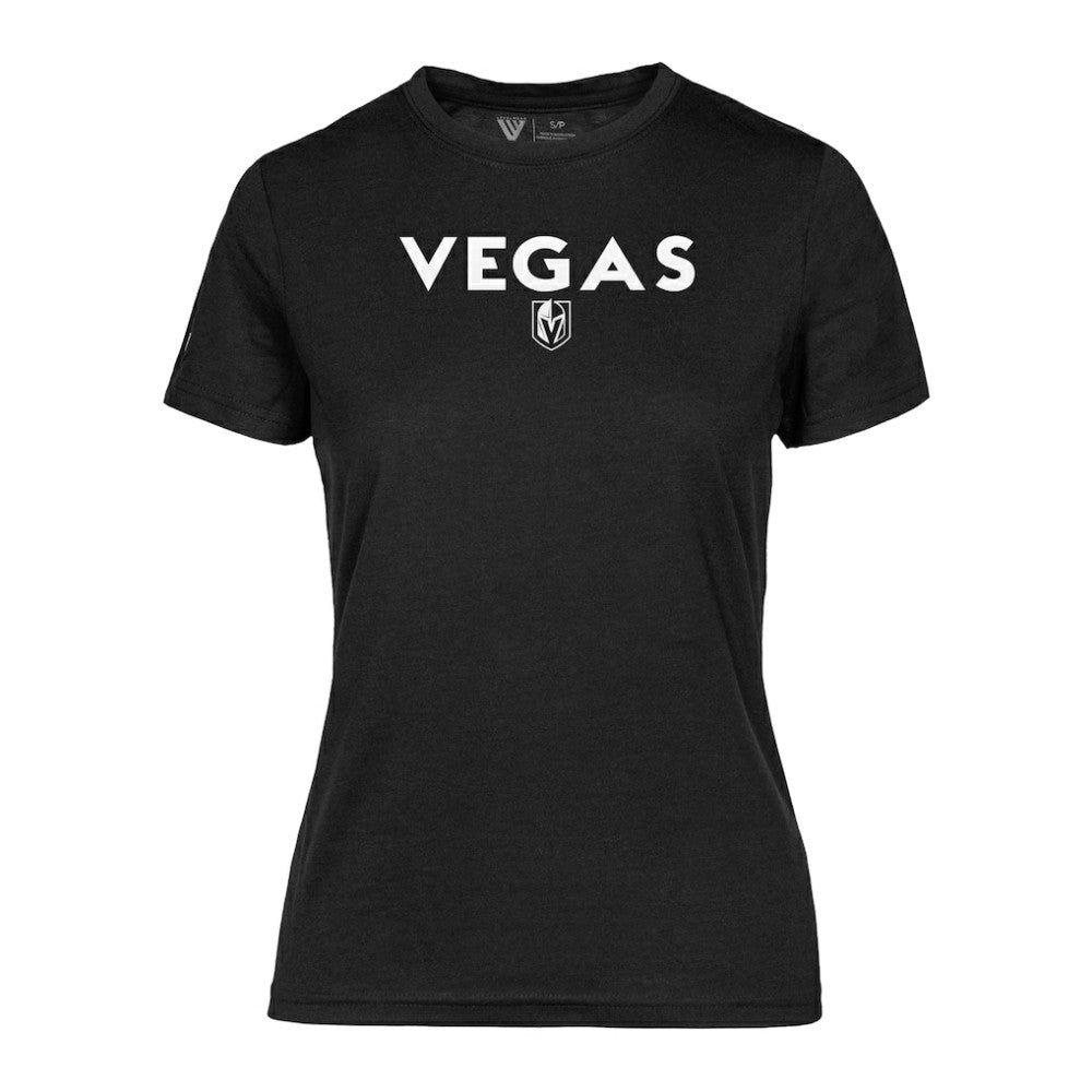 NHL Black Vegas Golden Knights Levelwear Women's Maddox City Capsule T-Shirt